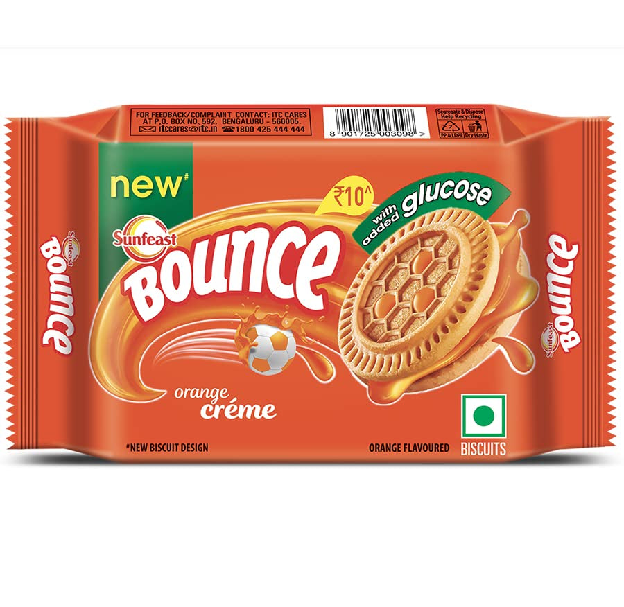 Bounce orange créme buiscuit