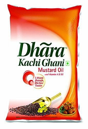 Dhara Kachi Ghani Mustard oil 1L সৰিয়হ তেল